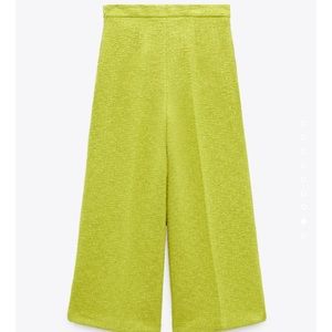ZARA Textured Culottes Sz XL